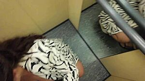 my stepmom's elevator adventure