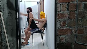 my neighbor records seductive moment with saggy tits