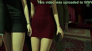 In Ripples part 24, the gameplay unfolds with blowjobs, deepthroats, and outdoor sex.