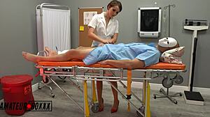 Nurse natalie perfect handjob