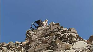 Coed Ana Fey Rubs Her Pussy Over Panties Where Anyone Can Watch Outdoors