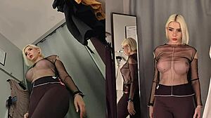 Hidden Camera SPYS on GIRL WITHOUT PANTIES in Fitting Room