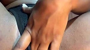 Horny Black Student After University Class