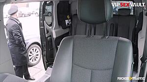 Hot blondie lola taylor rides mature cock on backseat?