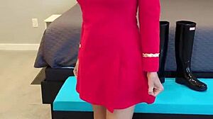 Boldly going where no milf has gone before. Fucking redhead with boots and fetish?