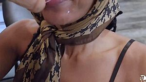 Quick Blowjob And Cum In Mouth Before Mass With Teen Squirting Workout