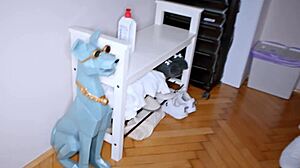 I dominate and fuck Brady Bud in latex outfit