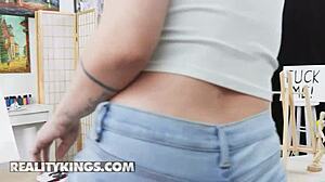 i see naughty kira noir openly riding the model in front of classmates.