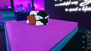 horny slut gets dicked down by big black king roblox