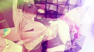 Wet lesbian ass lickers with Rebel Rhyder in double anal foot fisting rough sex big gapes farts squirt orgasm