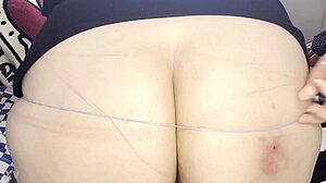 The rubber band trick snapping my ass with rubber bands