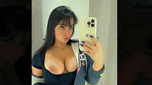 i watchd hot latina in fittin room tryin on sexy outfits and givin bbc toy blowjob