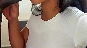 Look how he devoured this huge meat dildo -amateur couple- nysdel