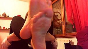 Sweaty Barefoot Feet After Yoga Class