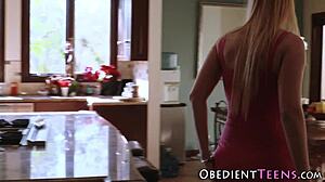 is this dominated teen lesbo banged hard?