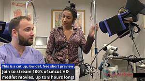 miss mars conducts intriguing orgasm research in hospital backstage