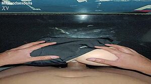 Trailer Candy Moans In Bathing Suit Doggystyle Fucking And Creampie Orgasm