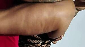 Black Brazilian woman engages in hardcore sex with her half brother