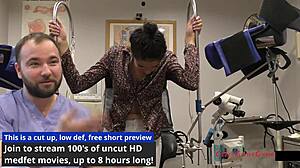 miss mars conducts intriguing orgasm research in hospital backstage