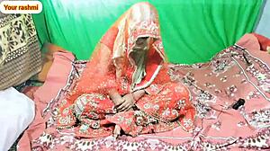 Indian Couple Enjoys Their Wedding Night Together