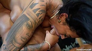 desperate housewife seduces the new guy while husband is away