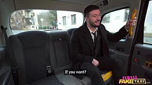 Czech Driver's Passionate Ride on Hard Cock