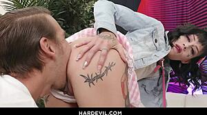 cc doll deepthroat anal a2m rim job