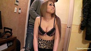 Blonde Yuri Gives Blowjob and Rimjob to Harden Cock