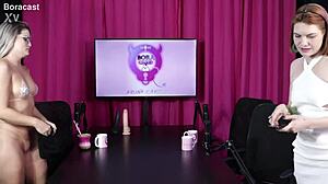 Blonde And Redhead Strip For Sensual Tantric Massage