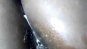 Amateur Ebony Woman Fingers Ass Anal Until Cum Flows Freely