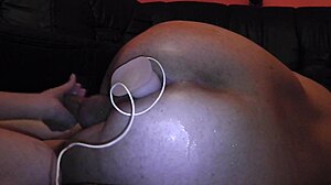 Amateur german wife enjoys homemade fetish bdsm dildo play and ass fucking.