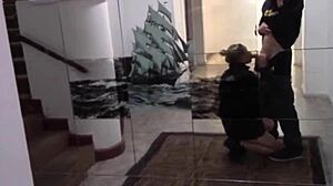 Blonde Flashes Public BJ and Orgasms in Vegas