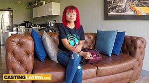 Petite colombian teen 18+ melissa mocosa moaning on her first massive cock