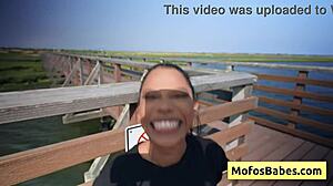 Eden West Fingers Her Pussy in Front of Horny Friend Charles Dera!