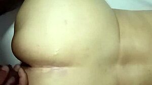 Mature babe loves doggystyle sex with me, bent over.