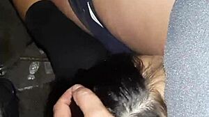 Fucking our neighbor secretly in the barn