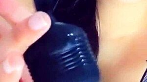 Intense Squirting with Dildo in Bluee Video