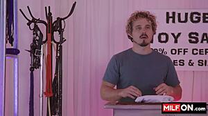 Can Busty Blonde Jenna Starr Seduce Robby Echo with Her Amazing Natural Big Boobs?