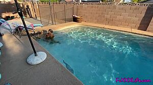 poolside blowjob in 4k from my pov