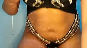 Intense Squirting with Dildo in Bluee Video