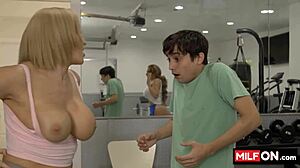 teen boy fucking two horny big tit mature sluts in the gym - ryan keely richelle ryan ricky spanish