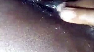 Amateur Ebony Woman Fingers Ass Anal Until Cum Flows Freely