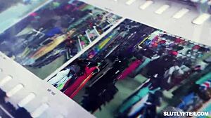 security officer rusty nails strips and searches shoplifter nadia noja deeply