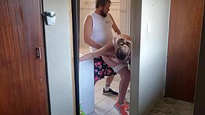 fucking my neighbours cheating wife in the gym