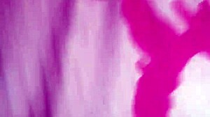 crazybitch twerking on landlord's bed during vacation.