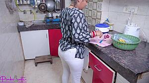 Father-In-Law Fucks Daughter-In-Law In Kitchen