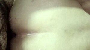 Mature babe loves doggystyle sex with me, bent over.