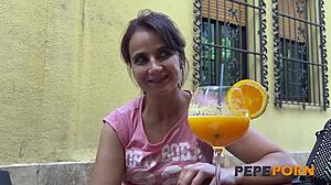 Wow, Lina's casting treat with a young dude!