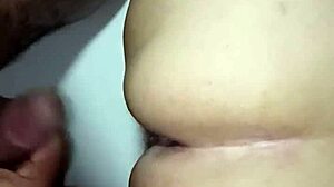 Mature babe loves doggystyle sex with me, bent over.