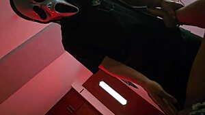 Neighbor Ghostface pounds my ass on Halloween while boyfriend ignores it.